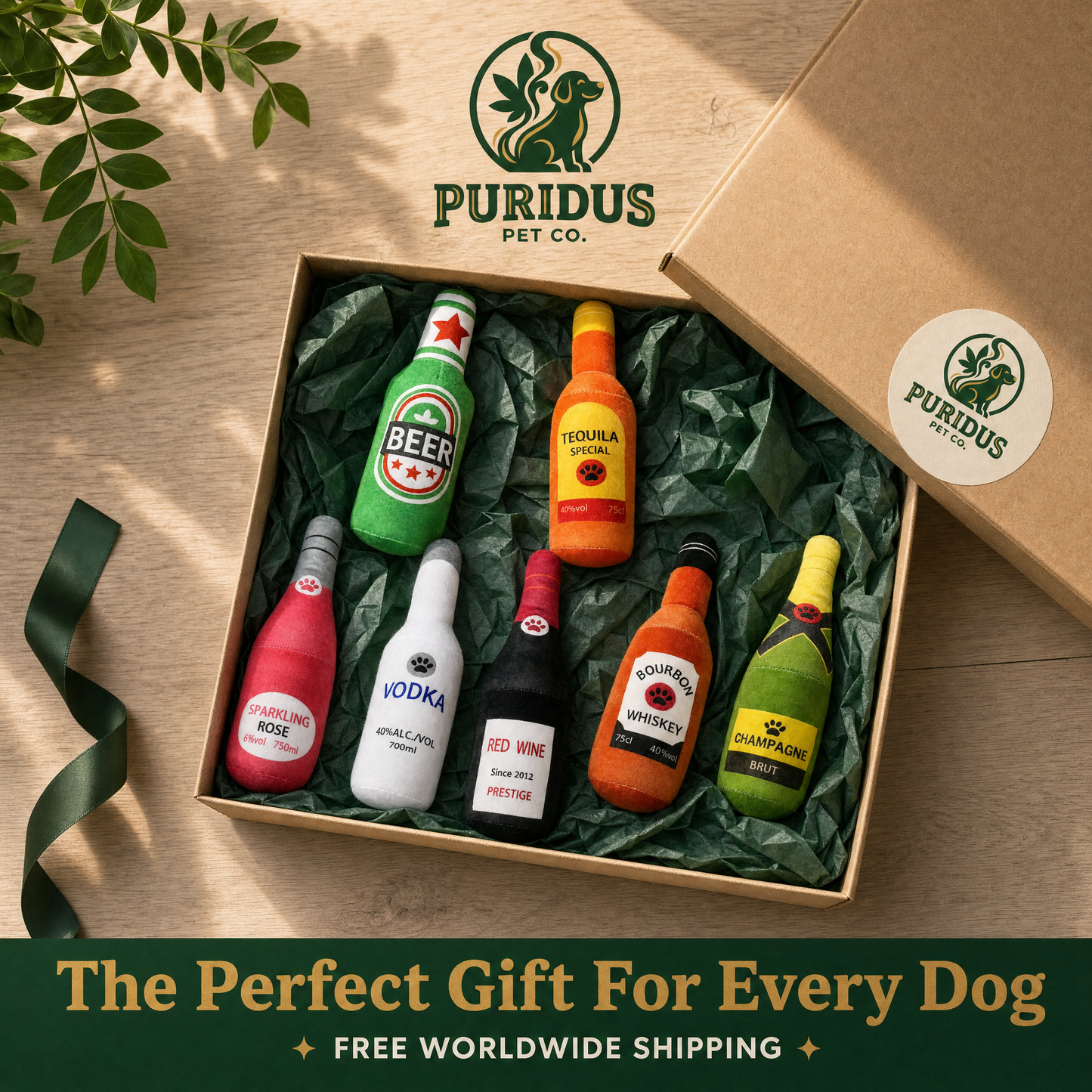 PURIDUS - Alcohol Bottle Set
